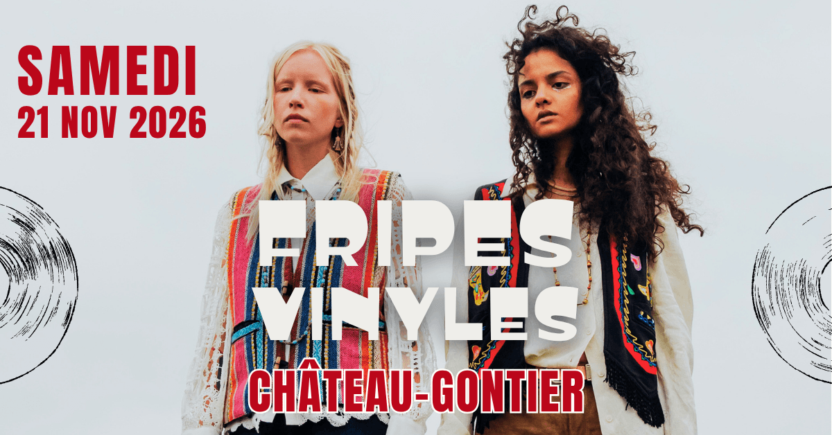 Illustration de l'événement : Grande vente de fripes et vinyles