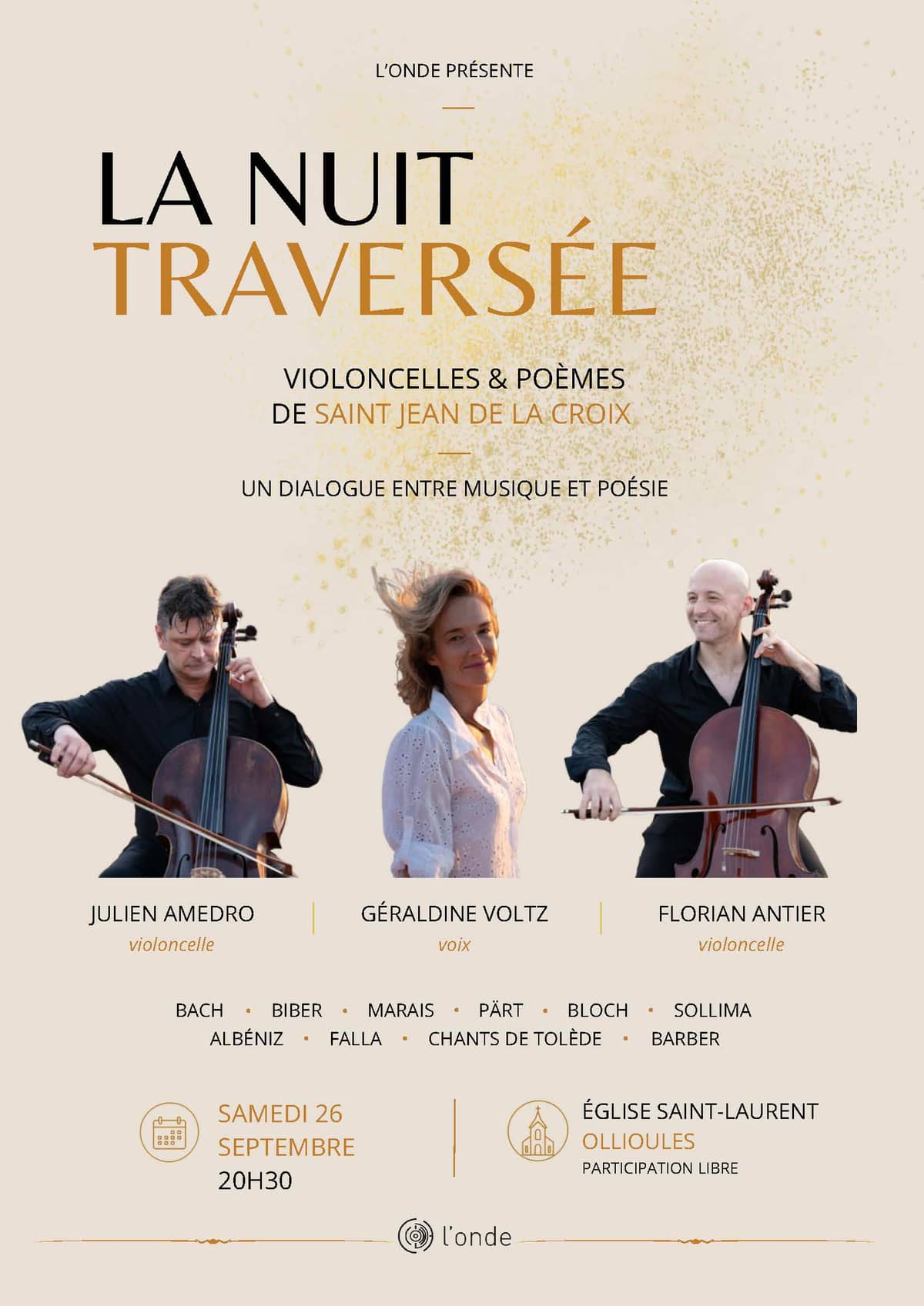 Illustration de l'événement : Concert "La Nuit Traversée"