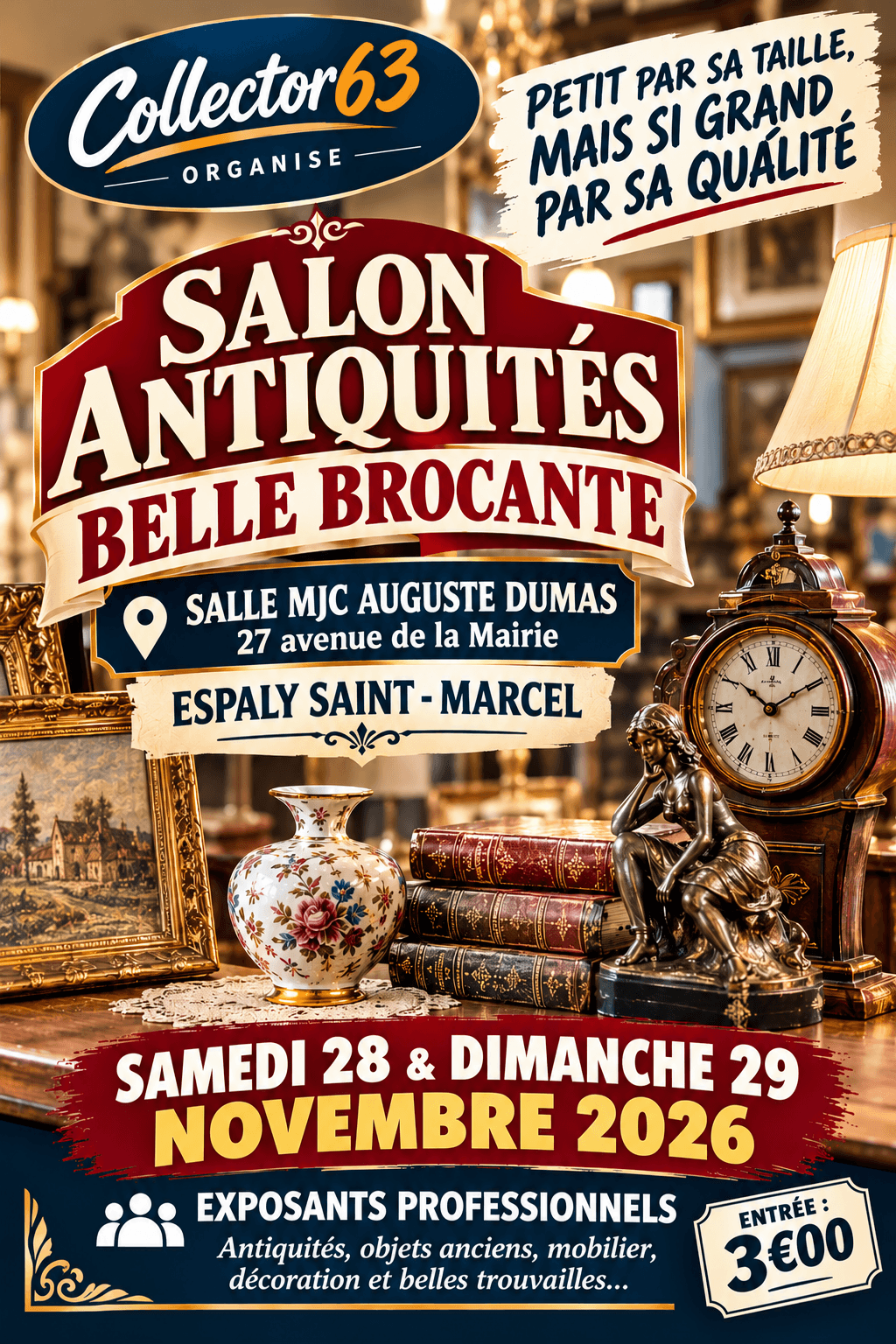 Illustration de l'événement : salon antiquités belle brocante
