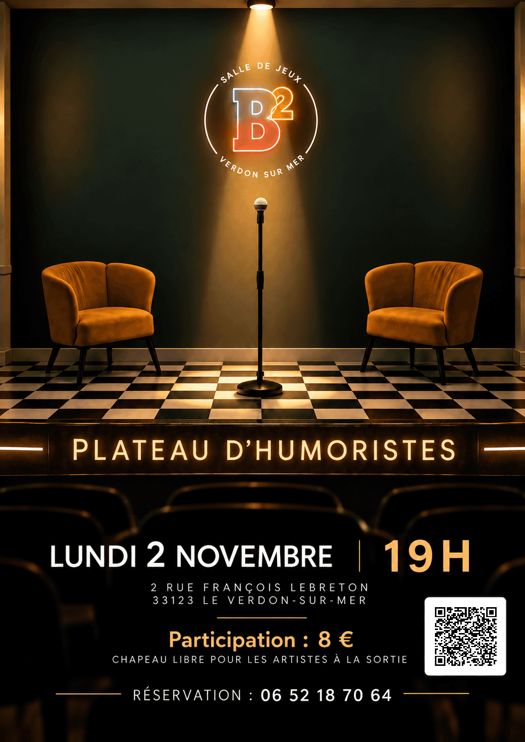 Illustration de l'événement : Plateau de Stand-up