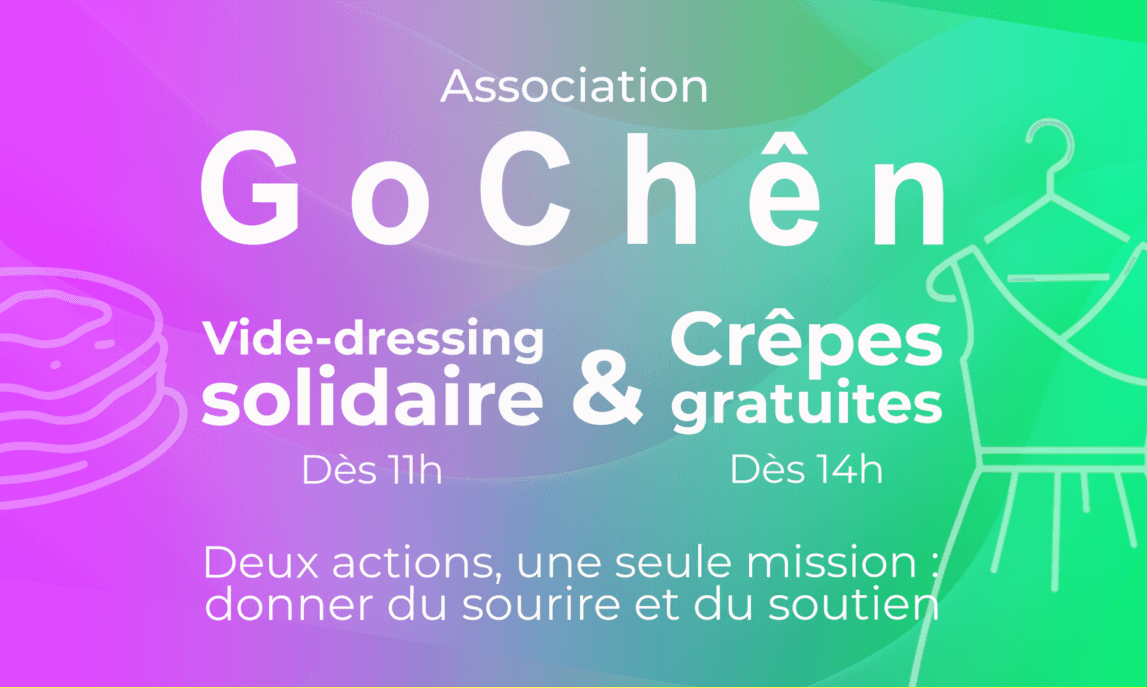 Illustration de l'événement : Vide-dressing solidaire et crêpes gratuites