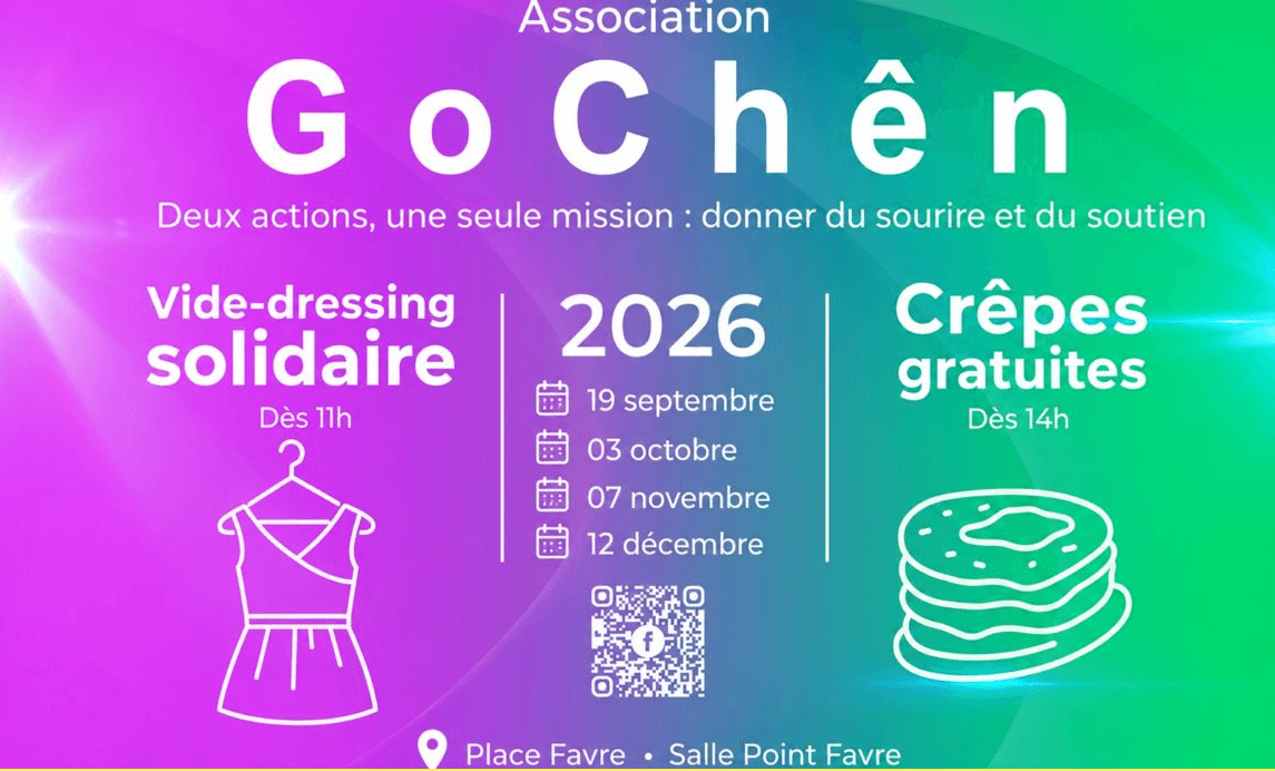 Illustration de l'événement : Vide-dressing solidaire et crêpes gratuites