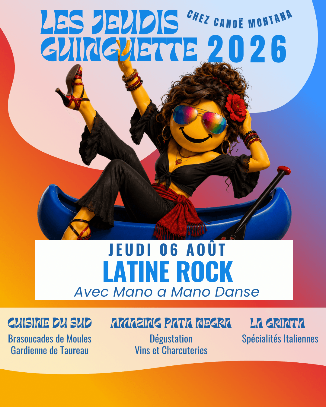 Illustration de l'événement : Latine Rock - Canoë Montana