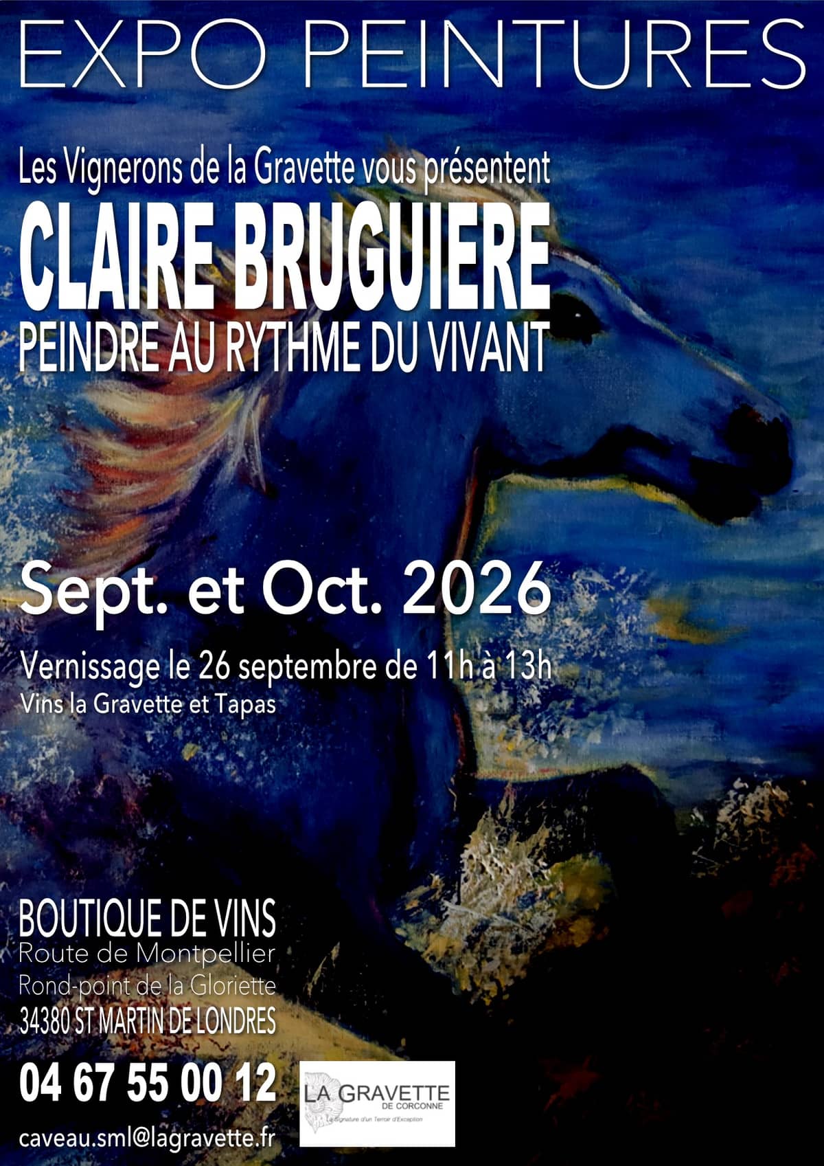 Illustration de l'événement : Peintures Claire Bruguière