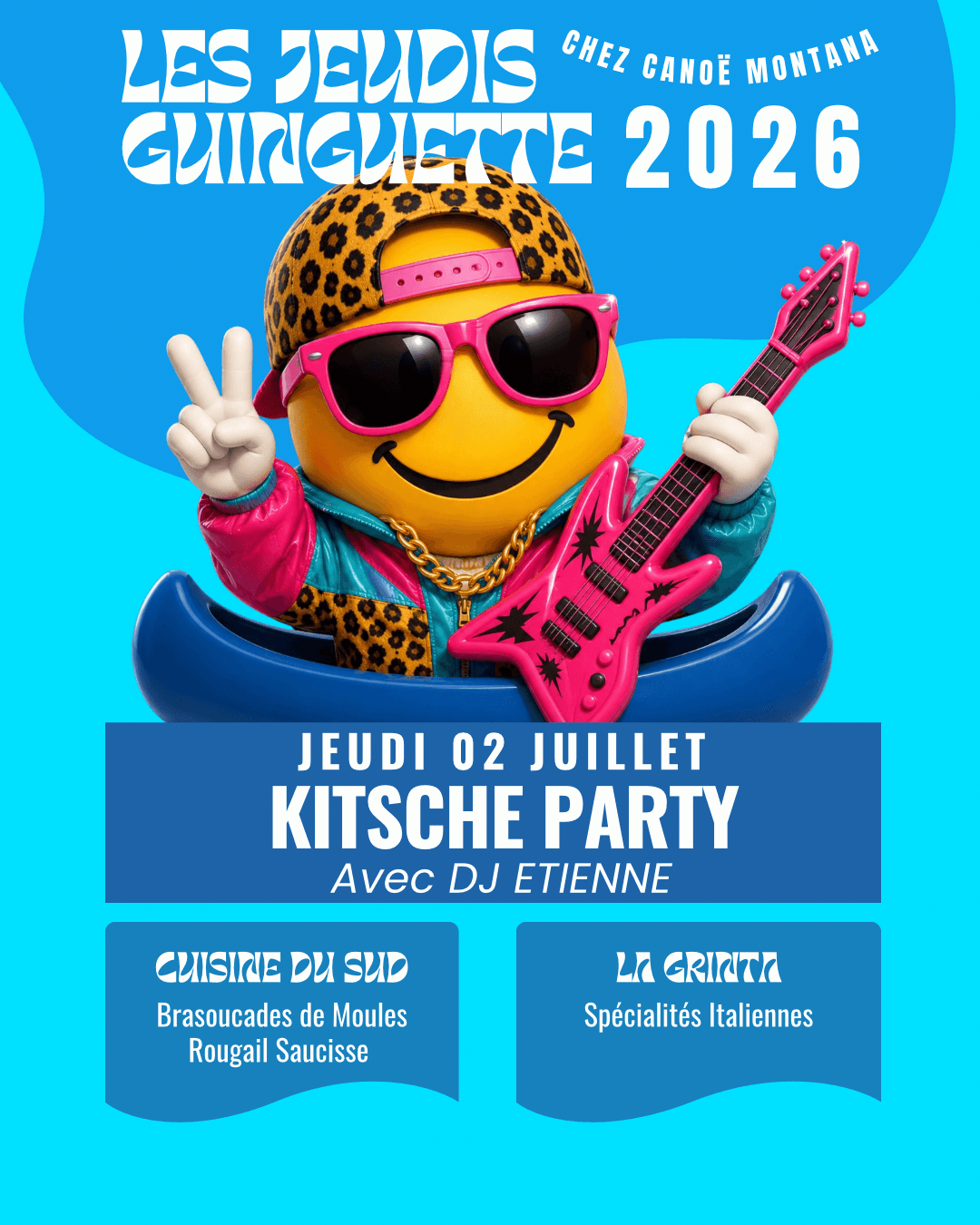 Illustration de l'événement : Kitsche Party - Canoë Montana