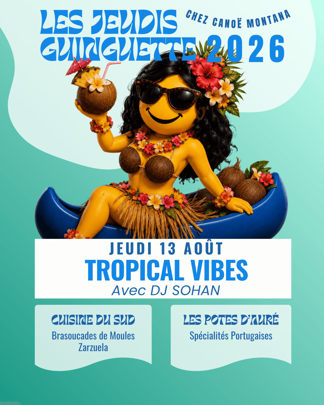 Illustration de l'événement : Tropical Vibes - Canoë Montana
