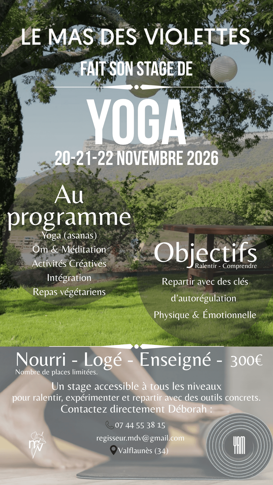 Illustration de l'événement : Stage de yoga